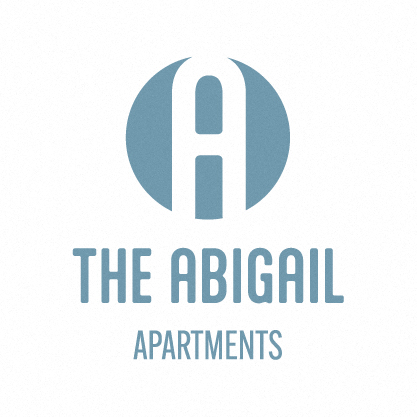 a logo for the apartments